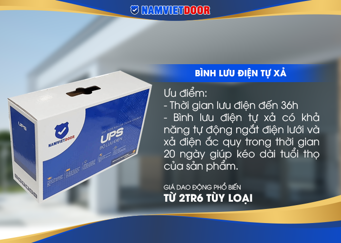 B&igrave;nh lưu &dstrok;iện tự xả