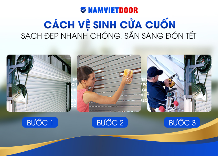 c&aacute;ch vệ sinh cửa cuốn nhanh, &dstrok;&uacute;ng c&aacute;ch