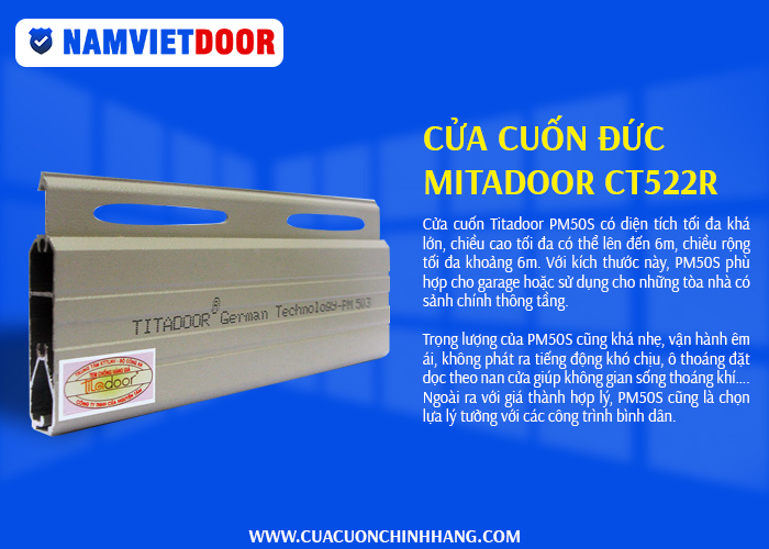 cửa cuốnĐức Mitadoor CT522R