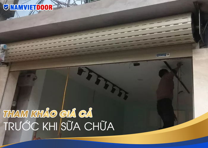 Tham khảo giá cả trước khi sửa chữa cửa cuốn tại quận 1