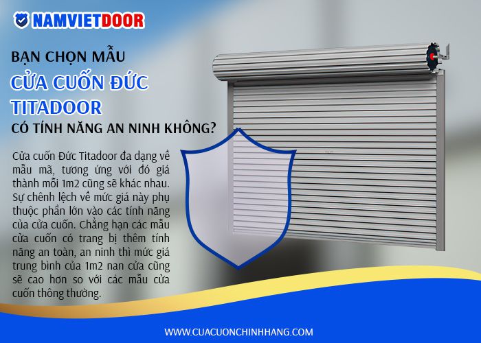 bạn chọn mẫu cửa cuốn đức c&oacute; t&iacute;nh năng an ninh kh&ocirc;ng