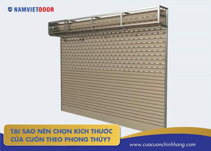 k&iacute;ch thước cửa cuốn theo phong thủy