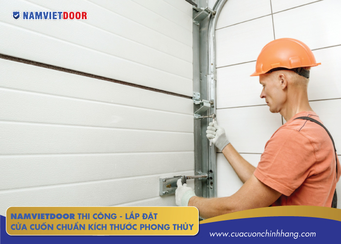 k&iacute;ch thước cửa cuốn theo phong thủy