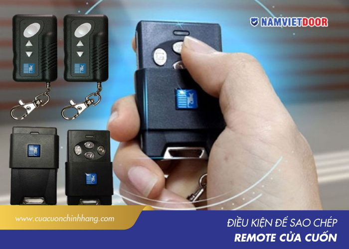 sao ch&eacute;p remote cửa cuốn