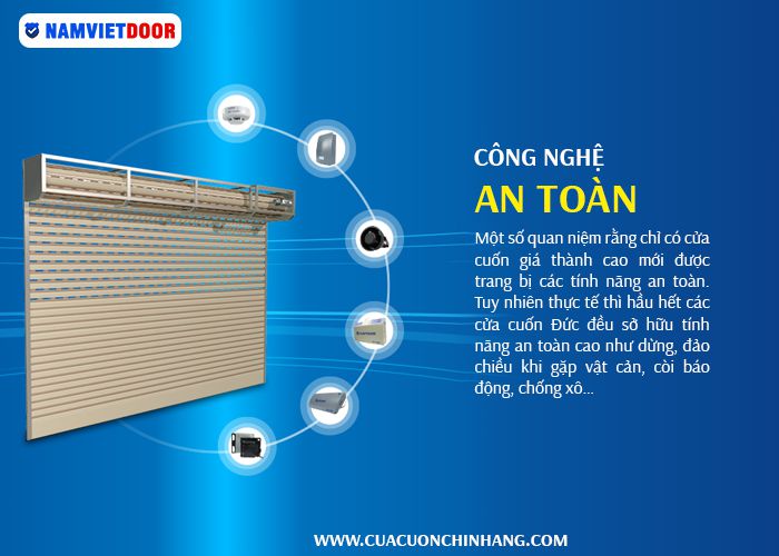 c&ocirc;ng nghệ cửa cuốn &dstrok;ức an to&agrave;n
