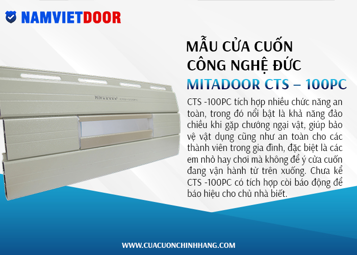 cửa cuốn &dstrok;ức cts 100 pc