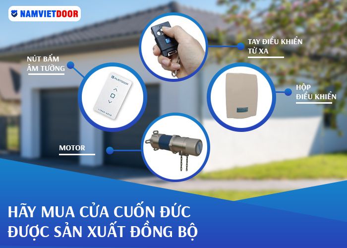 cửa cuốn &Dstrok;ức &dstrok;ược sản xuất &dstrok;ồng bộ