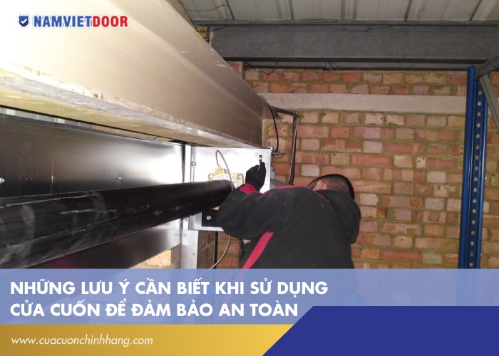 cửa cuốn liệu c&oacute; an to&agrave;n khi sử dụng