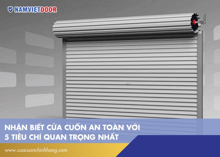 cửa cuốn liệu c&oacute; an to&agrave;n khi sử dụng