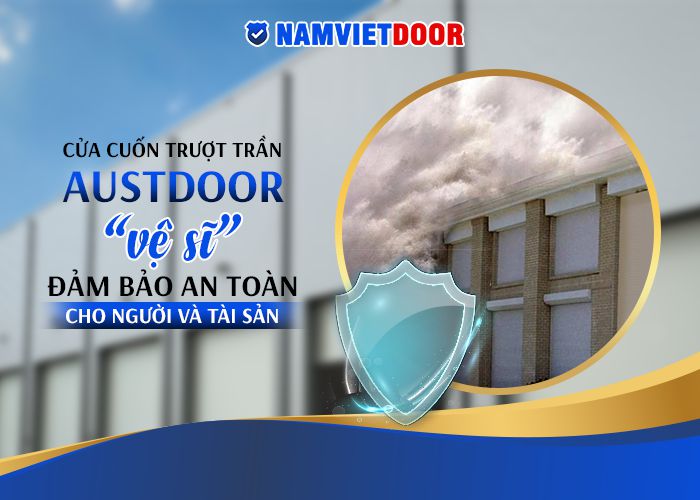 cửa cuốn trượt trần austdoor