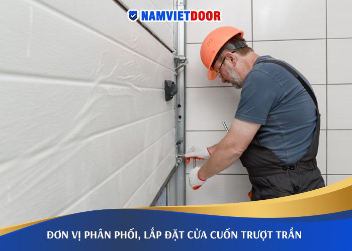 đơn vị phân phối lắp đặt cửa cuốn trượt trần