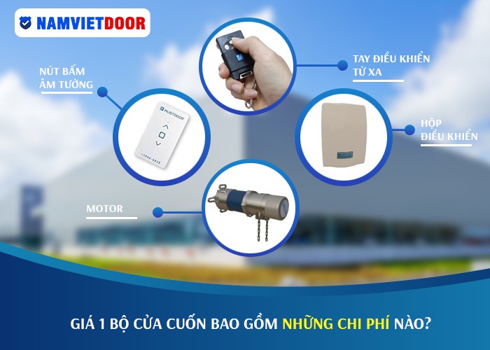 giá cửa cuốn gồm những chi phí nào