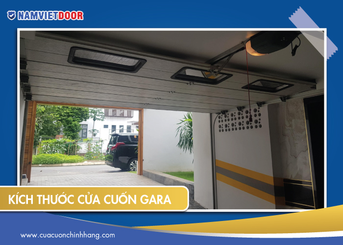 k&iacute;ch thước cửa cuốn gara &ocirc; t&ocirc; 