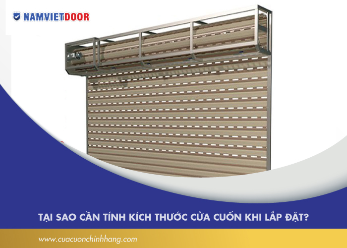 kích thước cửa cuốn