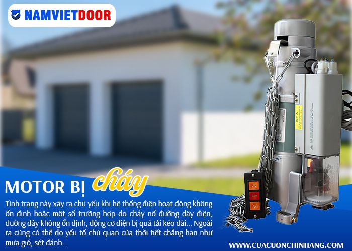 kiểm tra sửa chữa motor bị cháy
