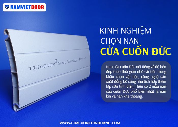 kinh nghiệm chọn nan cửa cuốn &dstrok;ức