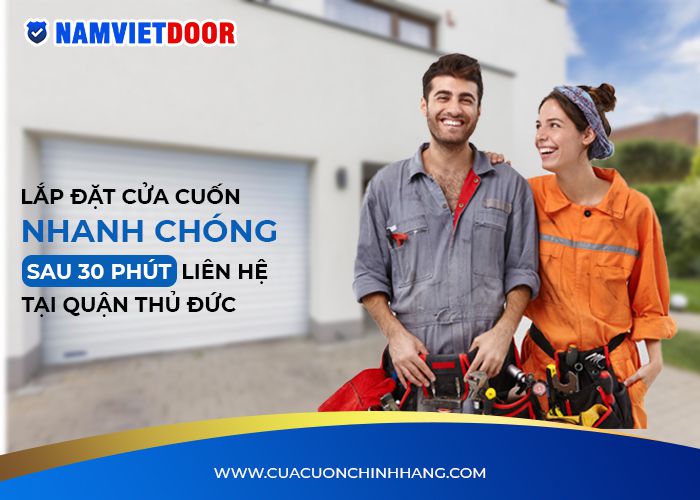lắp đặt cửa cuốn nhanh ch&oacute;ng