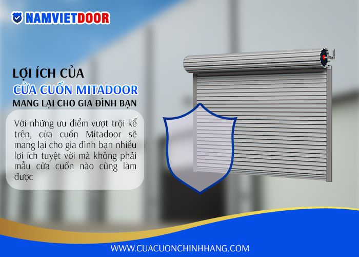 lợi &iacute;ch của cửa cuốn mitadoor