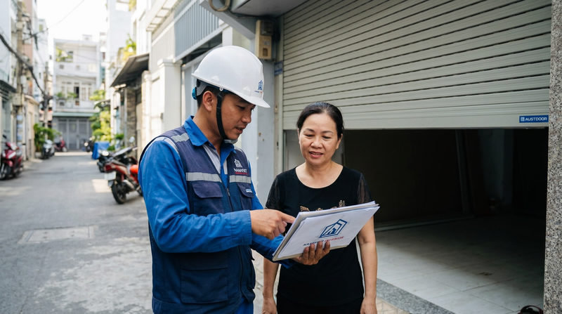 Cửa cuốn austdoor tphcm | Lắp nhanh trọn g&oacute;i b&aacute;o gi&aacute; ngay tư vấn 247 | Gọi Ngay 24/7