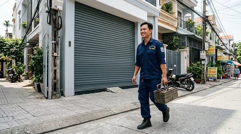 Dịch vụ sửa cửa cuốn phường An &Dstrok;&ocirc;ng uy t&iacute;n, phục vụ 24/7
