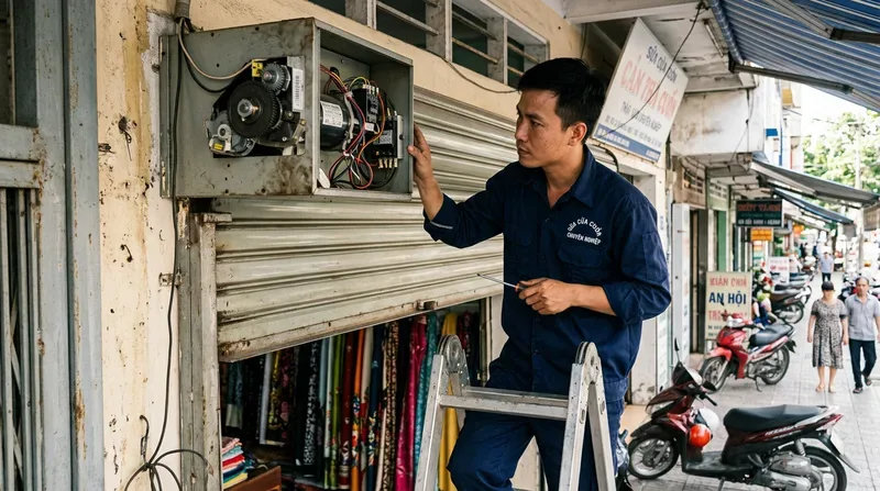 Dịch Vụ Sửa Cửa Cuốn Phường An Hội &Dstrok;&ocirc;ng Chuy&ecirc;n Nghiệp Tận Nơi