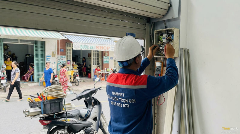 Dịch vụ sửa cửa cuốn phường B&igrave;nh An uy t&iacute;n, c&oacute; mặt sau 15 ph&uacute;t