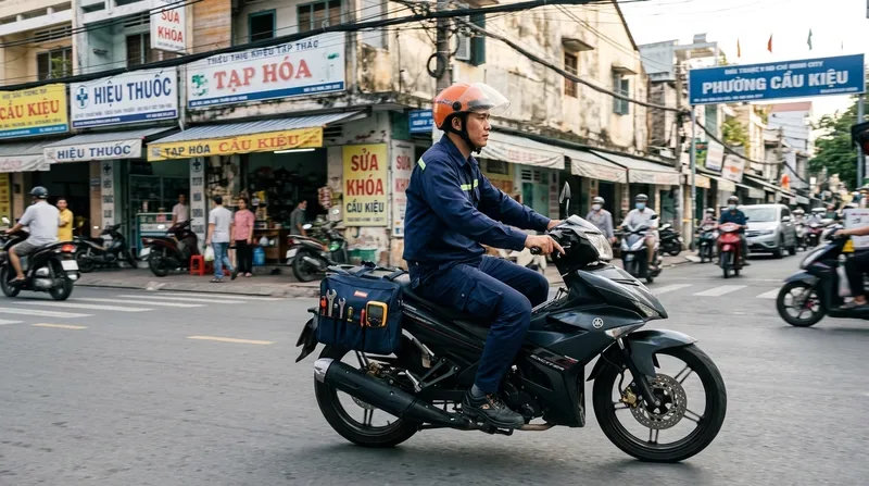 Dịch vụ sửa cửa cuốn phường Cầu Kiệu cấp tốc 24/7