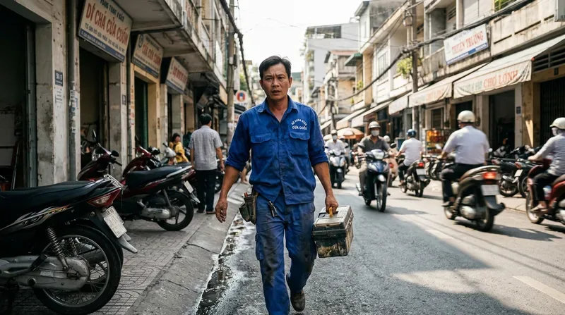 Dịch vụ sửa cửa cuốn phường Chợ Lớn uy t&iacute;n, phục vụ 24/7