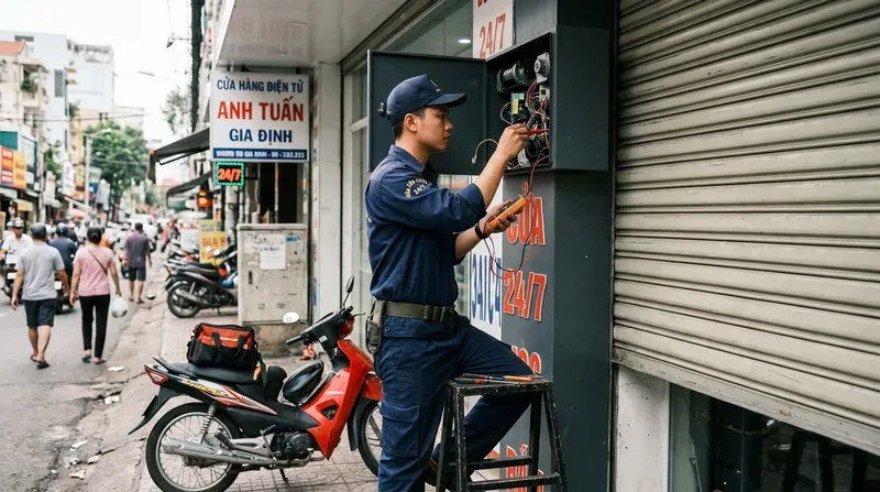 Dịch vụ sửa cửa cuốn phường Gia &Dstrok;ịnh 24/7 uy t&iacute;n, c&oacute; mặt gấp