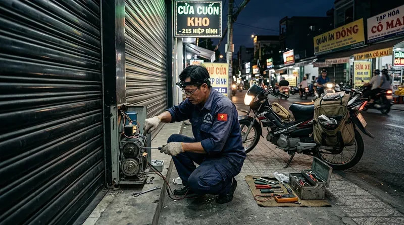 Dịch Vụ Sửa Cửa Cuốn Phường Hiệp B&igrave;nh Ch&aacute;nh Cấp Tốc 24/24