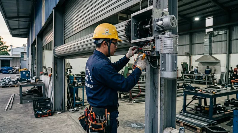 Dịch vụ sửa cửa cuốn phường Long Bình uy tín, phục vụ 24/24