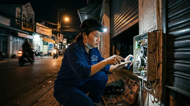 Dịch vụ sửa cửa cuốn phường Long Thạnh Mỹ cấp tốc 24/7