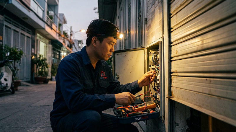 Dịch vụ sửa cửa cuốn phường Long Trường uy tín, phục vụ 24/7
