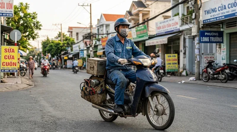 Dịch vụ sửa cửa cuốn phường Long Trường cấp tốc 24/24