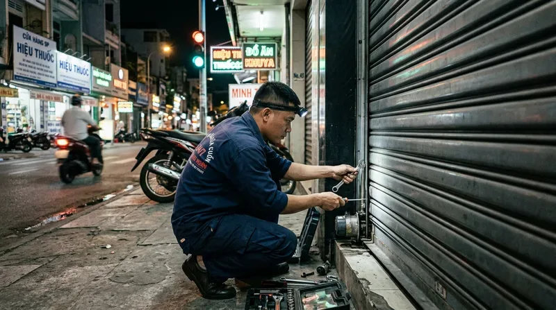 Dịch vụ sửa cửa cuốn phường Ph&uacute; Nhuận uy t&iacute;n, si&ecirc;u tốc