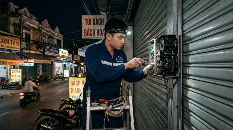 Dịch vụ sửa cửa cuốn phường Phú Thọ uy tín, phục vụ 24/7