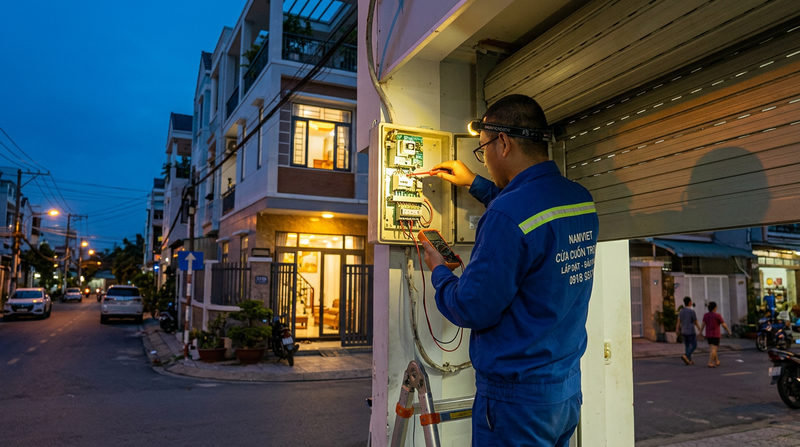 Dịch vụ sửa cửa cuốn phường Phước Long B uy t&iacute;n, gọi l&agrave; c&oacute; mặt