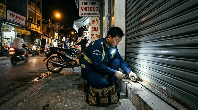 Dịch vụ sửa cửa cuốn phường Tam B&igrave;nh cấp tốc 24/7