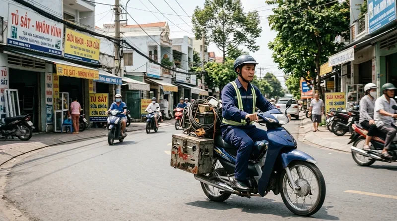 Dịch vụ sửa cửa cuốn phường T&abreve;ng Nhơn Ph&uacute; A cấp tốc 24/7