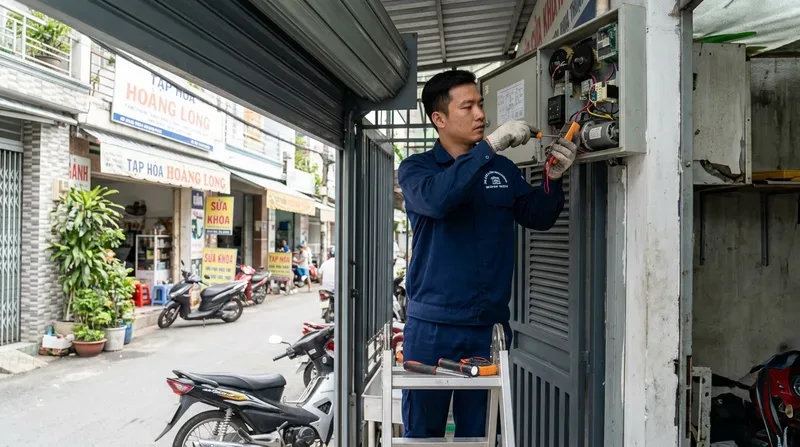Dịch vụ sửa cửa cuốn phường Thủ &Dstrok;ức uy t&iacute;n, c&oacute; mặt nhanh nhất