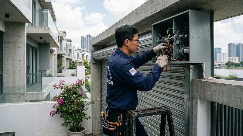 Dịch vụ sửa cửa cuốn phường Thủ Thi&ecirc;m uy t&iacute;n, c&oacute; mặt sau 15 ph&uacute;t