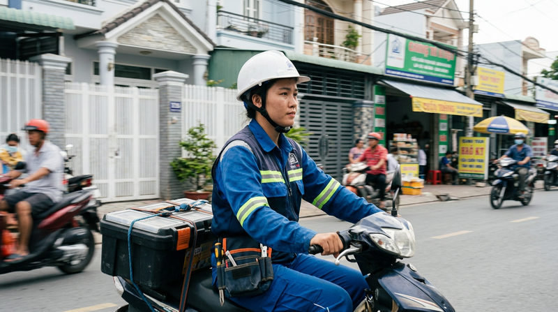 Dịch vụ sửa cửa cuốn x&atilde; T&acirc;n Thới Nh&igrave; nhanh ch&oacute;ng, phục vụ 24/7