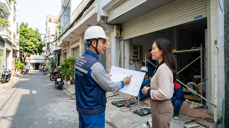 Giải quyết triệt &dstrok;ể nỗi lo khi lắp &dstrok;ặt cửa cuốn tại TP.HCM