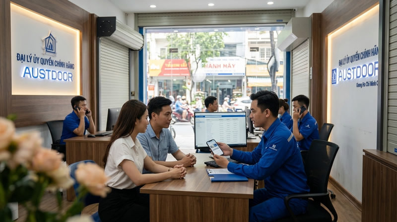 Mua cửa cuốn Austdoor ở &dstrok;&acirc;u uy t&iacute;n TPHCM? B&aacute;o gi&aacute; liền tư vấn 24/7