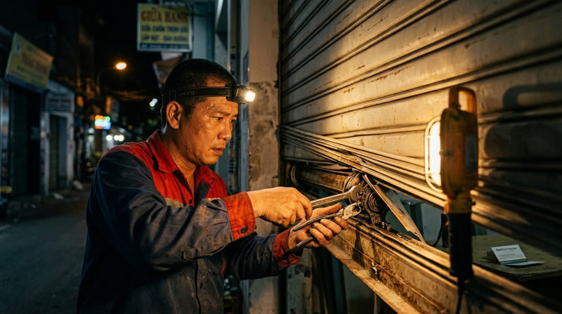 Nỗi ám ảnh khi chọn sai cửa cuốn & Tầm quan trọng của đại lý chính hãng
