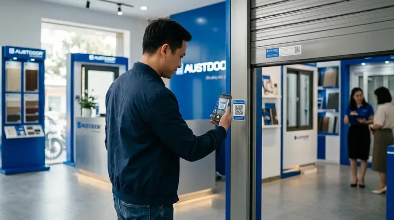 Ti&ecirc;u ch&iacute; nhận biết nh&agrave; ph&acirc;n phối cửa cuốn Austdoor ch&iacute;nh h&atilde;ng