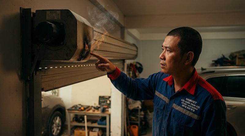 5 dấu hiệu cho thấy motor cửa cuốn của bạn sắp hỏng cần thay thế ngay