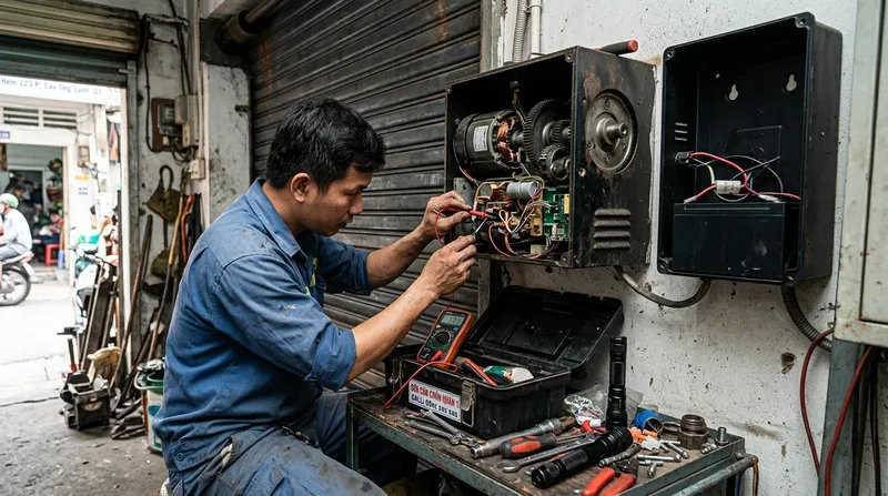 6 Lỗi cửa cuốn phổ biến cần gọi thợ sửa tận nơi ngay