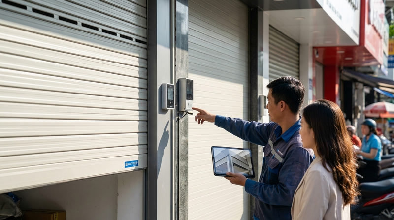 Bảng b&aacute;o gi&aacute; cửa cuốn Austdoor 2026 mới nhất tại TP.HCM