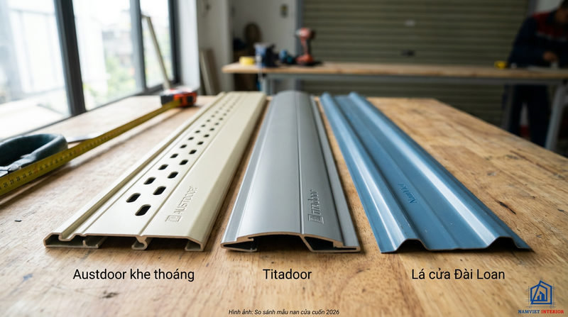 Bảng b&aacute;o gi&aacute; cửa cuốn tham khảo theo thương hiệu v&agrave; c&ocirc;ng nghệ (Cập nhật 2026)